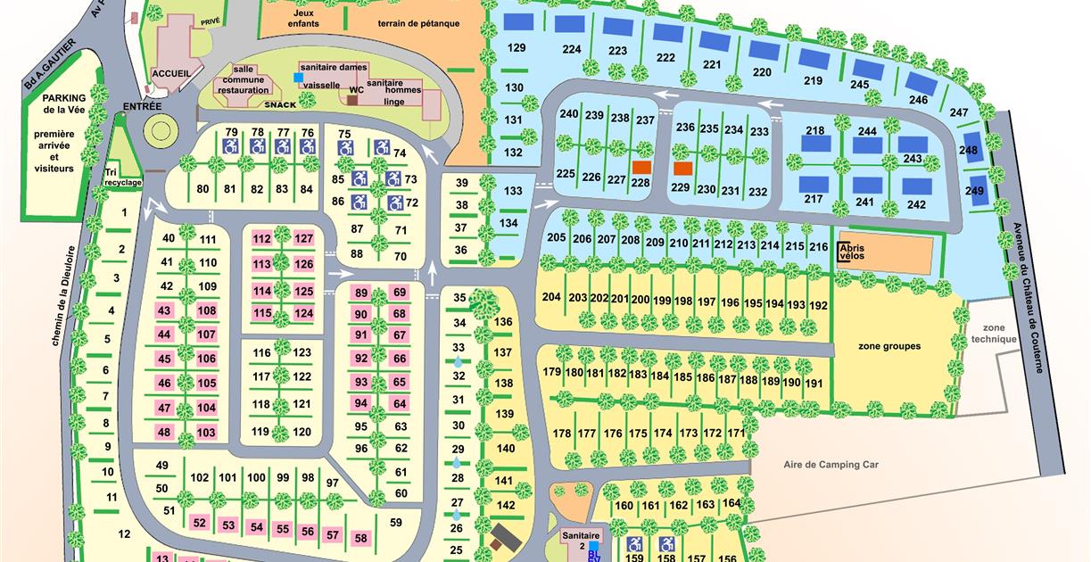 Campsite's map