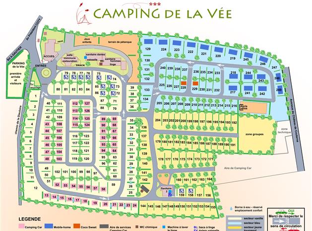 Campsite's map